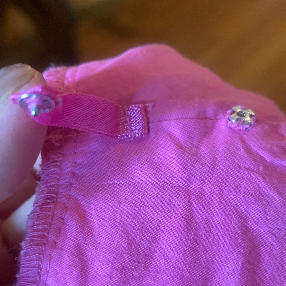 LILLY PULITZER FUCHSIA BARBIE PINK LACE DRESS - Picture 8 of 13